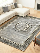 Tappeto Grigio Siderale 380x280cm - Riflessi d'Argento e Modernità Urbana