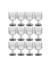 Set 12 Bicchieri Da Succo O Cocktail In Vetro