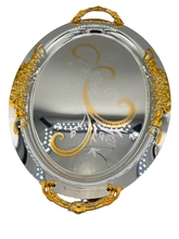 Vassio Argento e Oro royal swiss Da servizio Decor Moderno