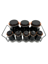 Set porta spezie da 8 con vassoio