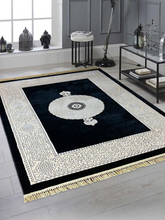 Tappeto Ruby Classico Nero 200X290CM Salotto Casa