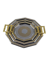 Vassoi Siniya Set Da 3 Pezzi Oro 48/41/31 Cm Da Servizio