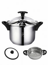 Cocotte Royal Swiss 2 in 1 nera con manici e dettagli neri