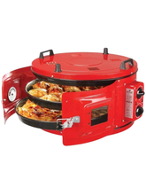Itimat® Griglia Elettrica Roster Forno Rotondo BBQ 32L DOPPIO Vassoio Mix Grill