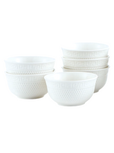 Hakal Line ® Set 6 Ciotole in Porcellana da Portata Per tutti i giorni Motivo