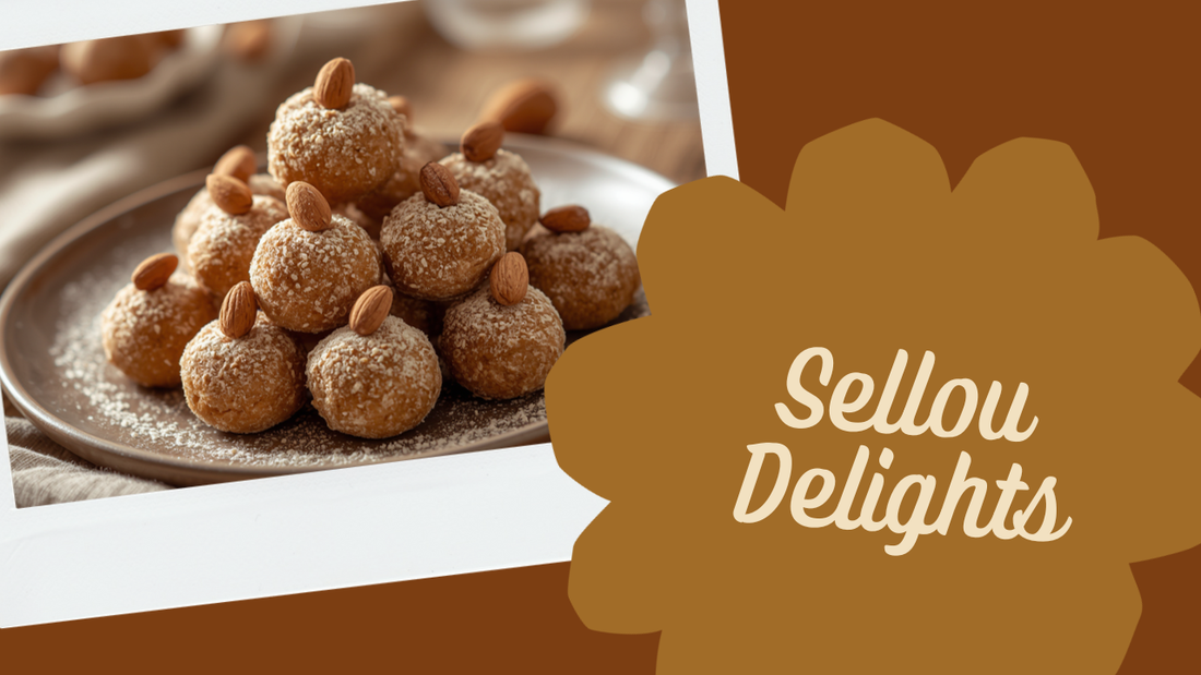 Sellou (sfouf), dolce energetico marocchino - Zahiali