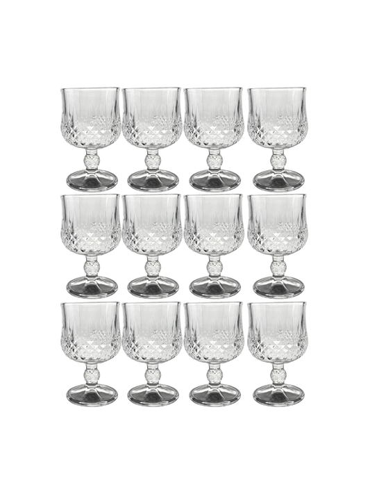 Set da 12 bicchieri in vetro Zahiali per succo e cocktail