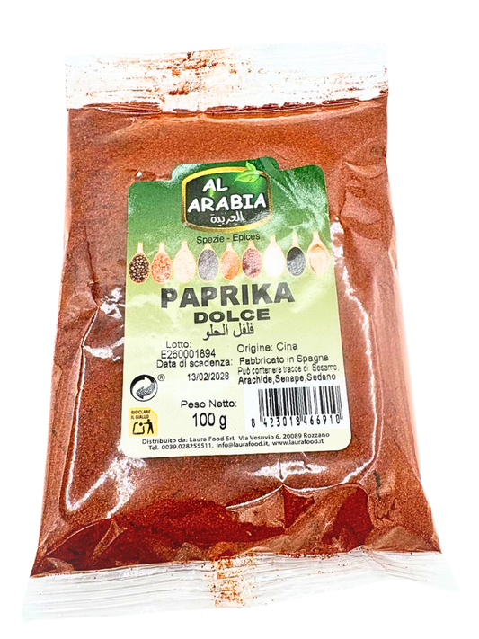 Paprika dolce Al Arabia 100 g per la cucina marocchina