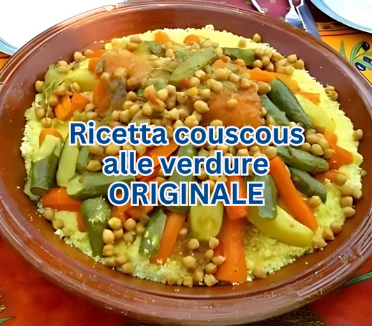 Ricetta Couscous di verdure cotto in Couscoussiera