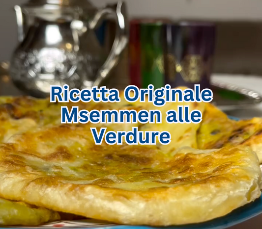 Ricetta Msemmen ripieno di verdure - Ricetta marocchina ORIGINALE 🌟