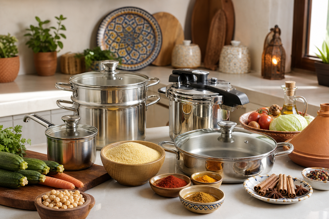 Pentole Royal Swiss per couscous zuppe tajine e cucina araba Zahiali