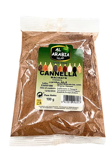 Cannella Macinata Al Arabia 100g - Profumo Avvolgente dal Vietnam