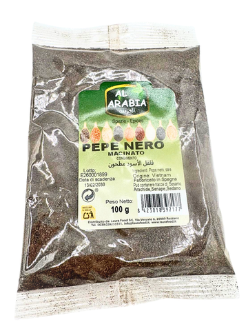 Pepe Nero Macinato Al Arabia 100g - Condimento Universale di Carattere