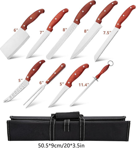 Coltelli Ninja Set 9 Pezzi Royalty Line