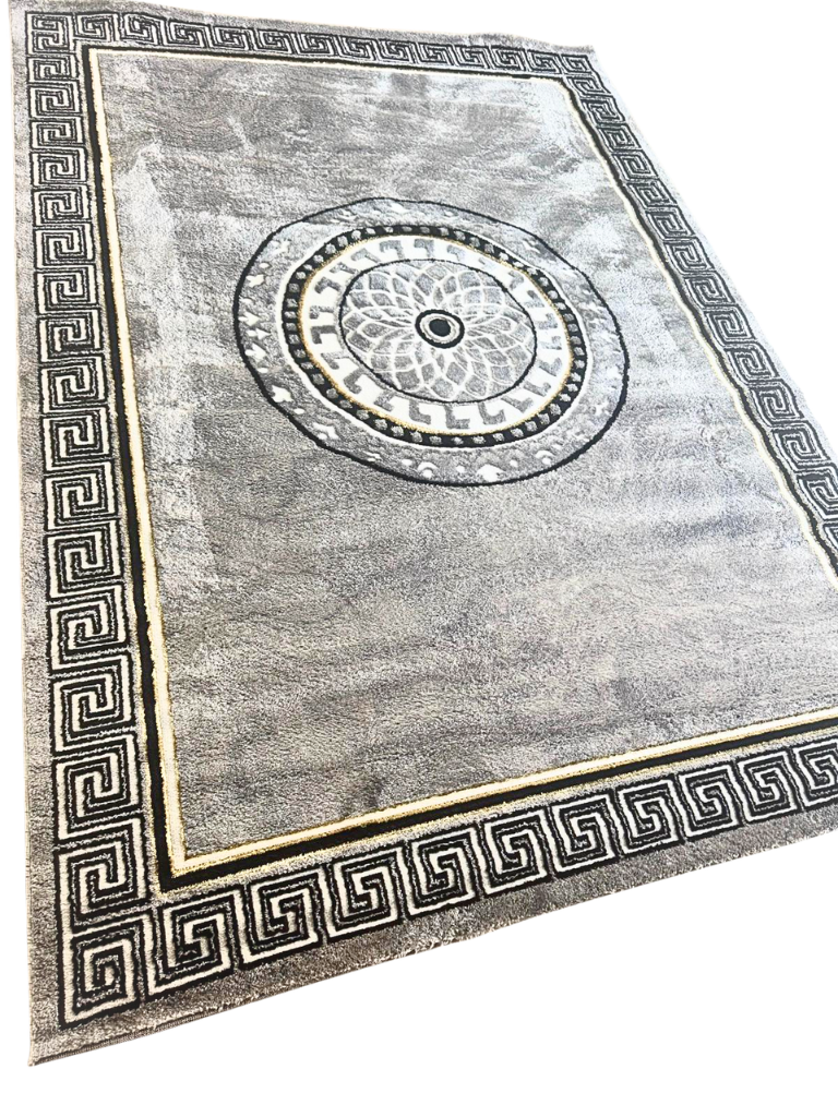 Tappeto Grigio Siderale 200x280cm - Riflessi d'Argento e Modernità Urbana
