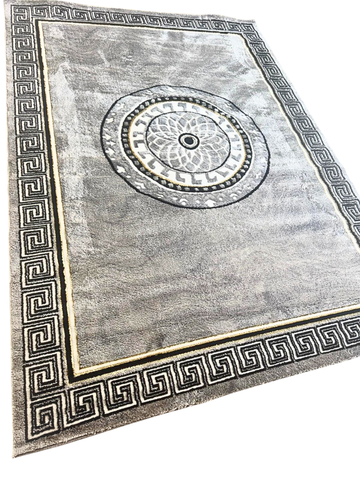 Tappeto Grigio Siderale 380x280cm - Riflessi d'Argento e Modernità Urbana