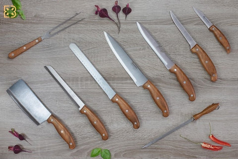 Coltelli Ninja Set 9 Pezzi Royalty Line