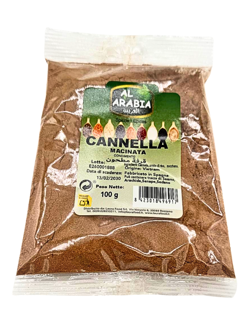 Cannella Macinata Al Arabia 100g - Profumo Avvolgente dal Vietnam