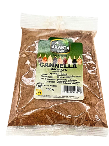 Cannella Macinata Al Arabia 100g - Profumo Avvolgente dal Vietnam