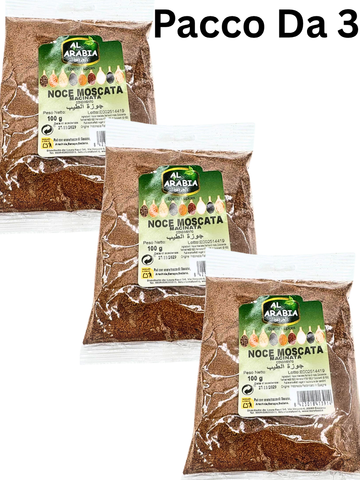 Noce Moscata Macinata Al Arabia 100g - Aroma Caldo e Intenso