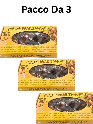 Datteri Naturali Deglet Nour di Tunisia Mariam 1kg