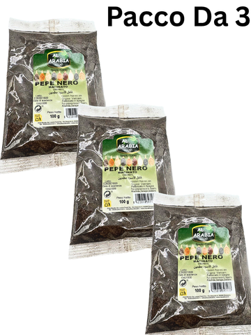 Pepe Nero Macinato Al Arabia 100g - Condimento Universale di Carattere