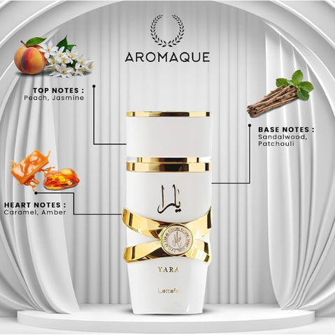 Lattafa® Yara Eau de Parfum 100 Ml Asdaaf white