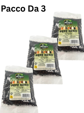 Pepe Nero in Grano Al Arabia 75g - Aroma Intenso e Piccante