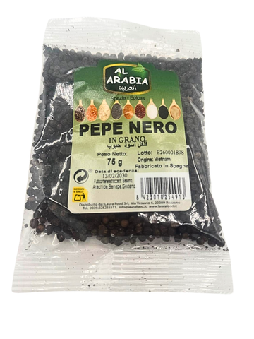 Pepe Nero in Grano Al Arabia 75g - Aroma Intenso e Piccante