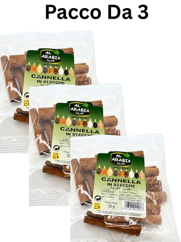 Cannella in Stecche Al Arabia 50g - Aroma Intenso e Profumato