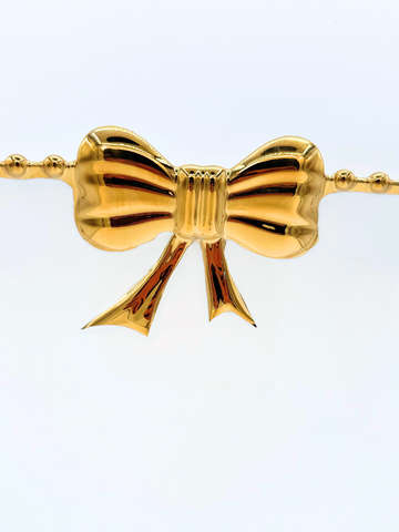 Piatto in ceramica Tous grande bianco Cornice Dorata Porcellana Moderno Da Servizio