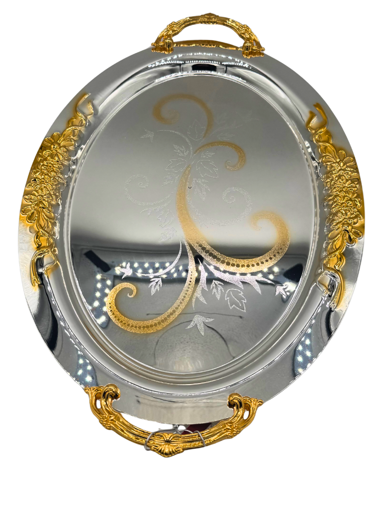 Vassio Argento e Oro royal swiss Da servizio Decor Moderno