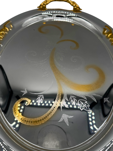 Vassio Argento e Oro royal swiss Da servizio Decor Moderno