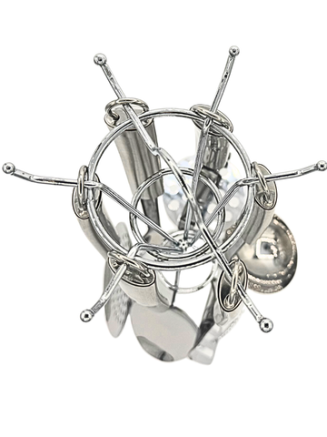 Set di 6 Utensili da cucina in acciaio inox