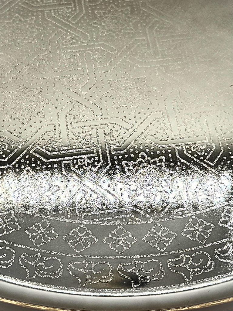 Vassoio marocchino da tè 35 cm per servizio atay
