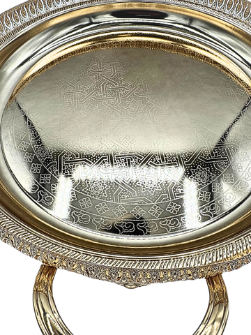 Vassoio tradizionale marocchino per tè The da Servizio 35CM