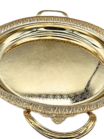 Vassoio tradizionale marocchino per tè The da Servizio 35CM