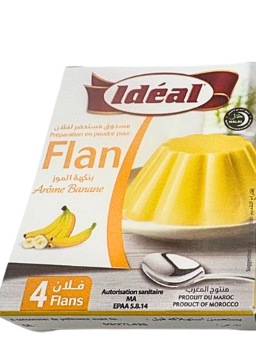 Preparato per Flan Idéal - Gusti Assortiti (Vaniglia, Caramello, Cioccolato, Banana, Fragola)