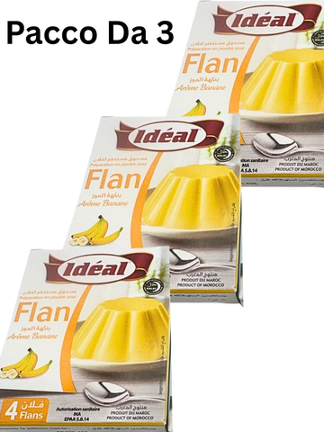 Preparato per Flan Idéal - Gusti Assortiti (Vaniglia, Caramello, Cioccolato, Banana, Fragola)