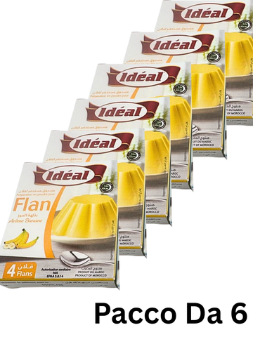 Preparato per Flan Idéal - Gusti Assortiti (Vaniglia, Caramello, Cioccolato, Banana, Fragola)