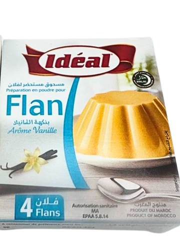 Preparato per Flan Idéal - Gusti Assortiti (Vaniglia, Caramello, Cioccolato, Banana, Fragola)