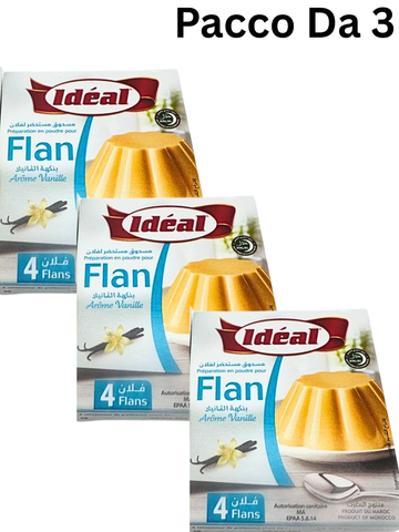 Preparato per Flan Idéal - Gusti Assortiti (Vaniglia, Caramello, Cioccolato, Banana, Fragola)