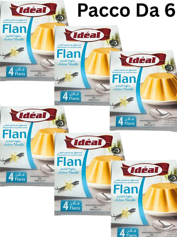 Preparato per Flan Idéal - Gusti Assortiti (Vaniglia, Caramello, Cioccolato, Banana, Fragola)