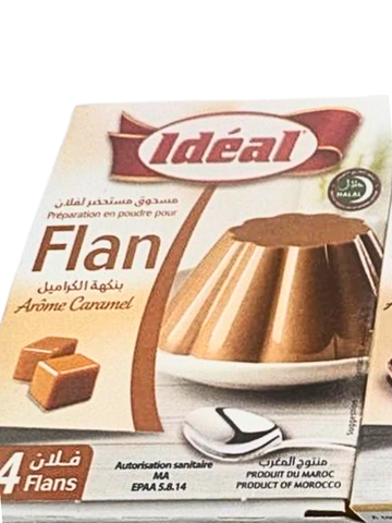 Preparato per Flan Idéal - Gusti Assortiti (Vaniglia, Caramello, Cioccolato, Banana, Fragola)