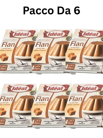 Preparato per Flan Idéal - Gusti Assortiti (Vaniglia, Caramello, Cioccolato, Banana, Fragola)