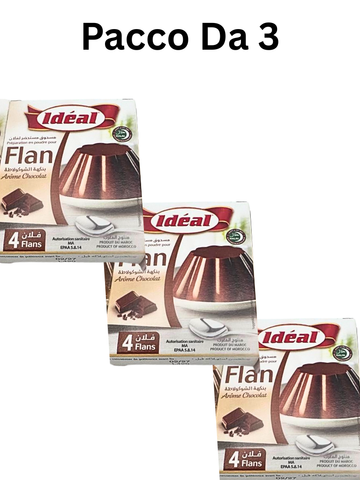 Preparato per Flan Idéal - Gusti Assortiti (Vaniglia, Caramello, Cioccolato, Banana, Fragola)