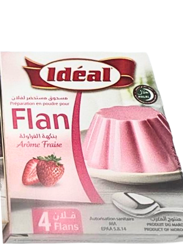 Preparato per Flan Idéal - Gusti Assortiti (Vaniglia, Caramello, Cioccolato, Banana, Fragola)