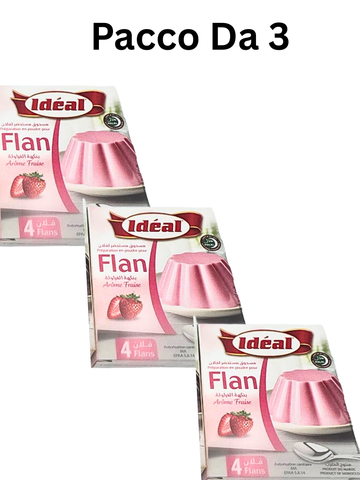 Preparato per Flan Idéal - Gusti Assortiti (Vaniglia, Caramello, Cioccolato, Banana, Fragola)