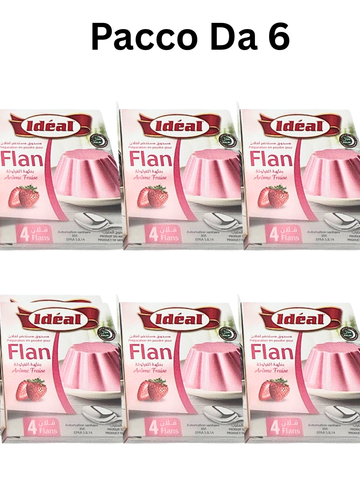 Preparato per Flan Idéal - Gusti Assortiti (Vaniglia, Caramello, Cioccolato, Banana, Fragola)