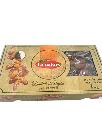 Datteri Deglet Nour d'Algeria La Nature 1kg - Qualità Superiore